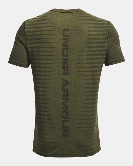 Camiseta de manga corta UA Seamless con marca para hombre, Green, pdpMainDesktop image number 5